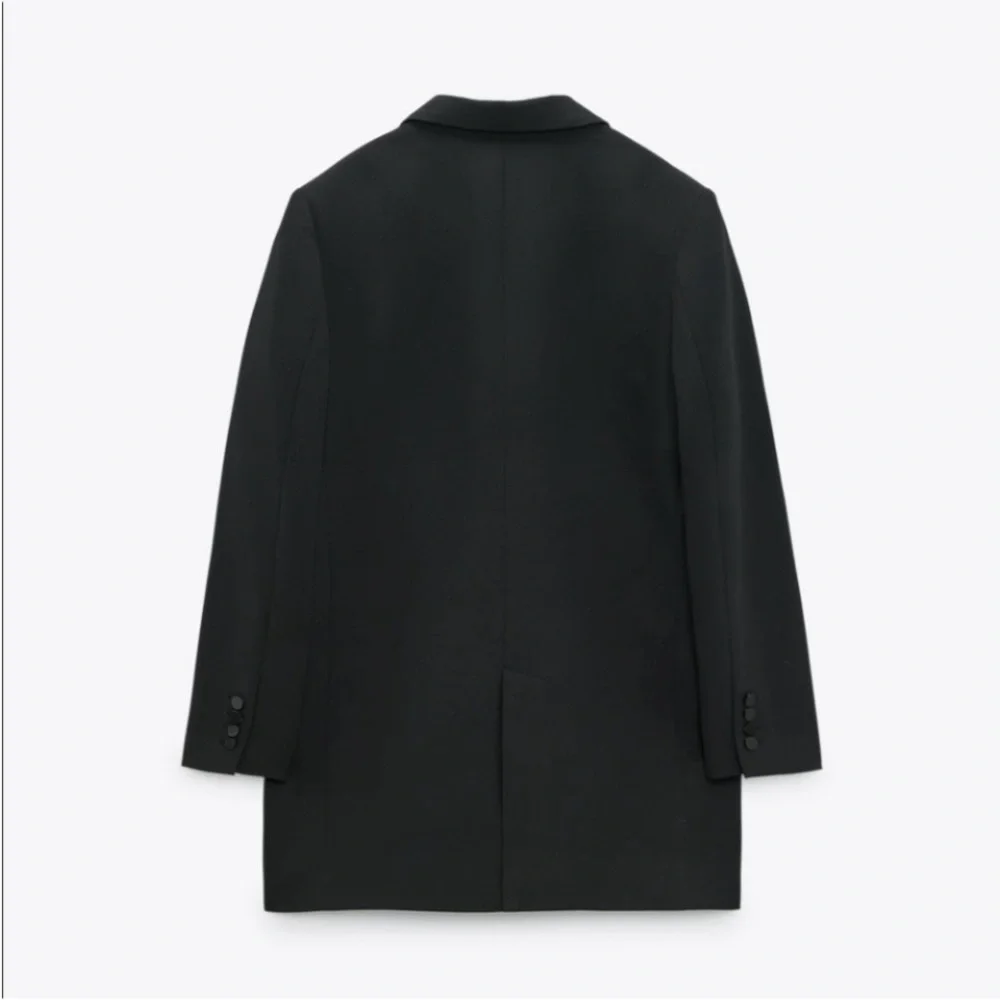 L. ZARA TONAL DOUBLE-BREASTED BLAZER - Picture 2 of 13